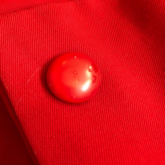 Women's Saville Red 100% Wool Blazer - Picture 15 of 16